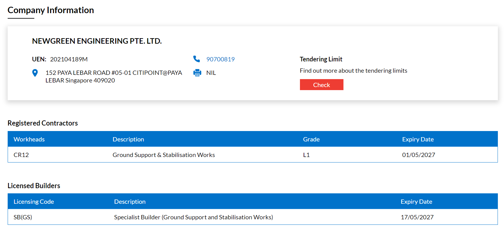 BCA Directory